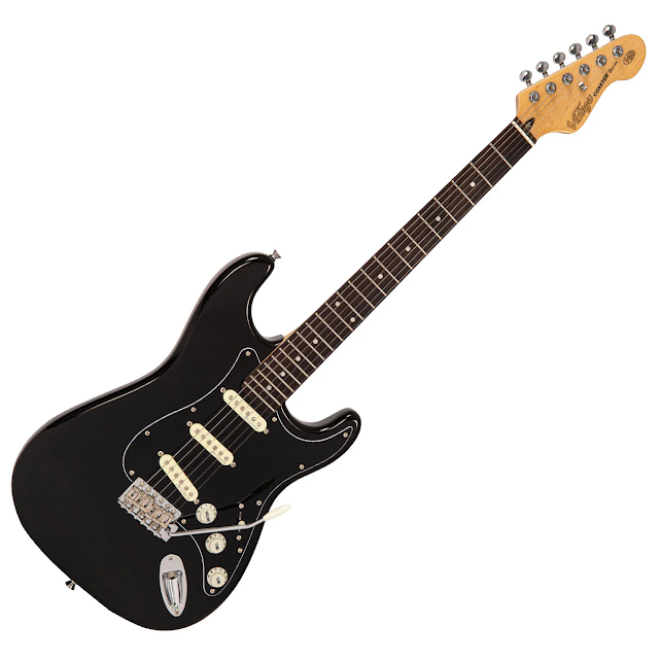guitare-électrique-vintage-V60BLK18